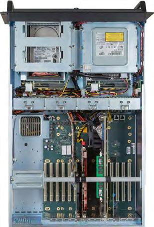 Filter in the Door 1350W Redundant Power Supply SERVICES & SYSTEMS ASSEMBLED IN THE USA EASY CUSTOMIZATION REVISION CONTROL The C528 Series systems offer