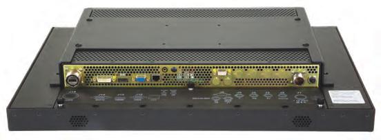ASSEMBLED IN THE USA RAID DISK STORAGE & KEYBOARDS REVISION CONTROL MIL-S 901D MIL-STD 810 The CPX1-241 mount-on-rack display is ideal for many rugged military applications, particularly ones that