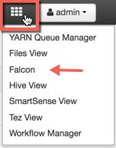 10.Click the Ambari icon to return to the Dashboard window, then click the Falcon service and the Configs tab. 11.Scroll to the Falcon startup.properties section, locate the *.application.