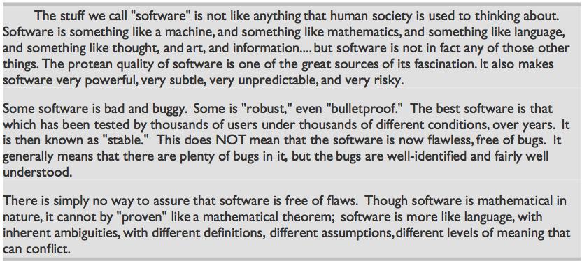 Quote by Bruce Sterling, from: A