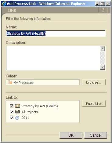 Primavera Portfolio Management Links All Primavera Portfolio Management links have been upgraded to include a Data as of date or version. A. My Processes link 1.