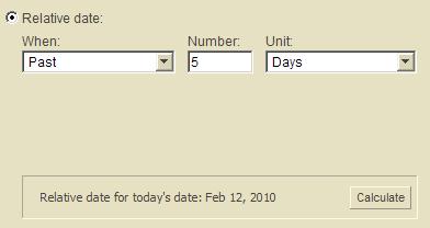 - Anchor to checkbox is used to anchor the date to a specific day within the week, month, quarter or