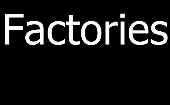 Factories l Abstract away the creation