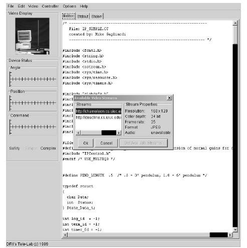 Stability control for control software LynxOS A/V Streams Simplex annotated, pre-recorded presentation (e.g.