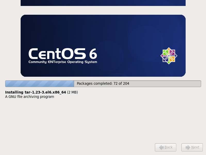 18. CentOS 6 will install 19.