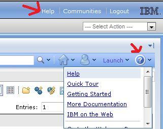For help when using Tivoli Common Reporting web console, use the Help links.