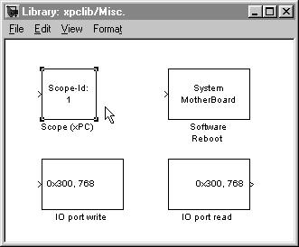 4 Embedded Option xpc Target (basic package) offers a block for