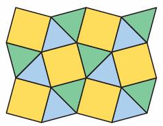 number of each polygon occurring in the same order at every vertex.