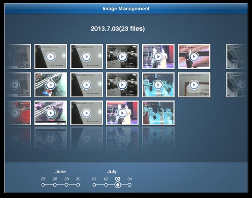 Chapter 5 Image Management 1. Click the tab to enter the image management interface.