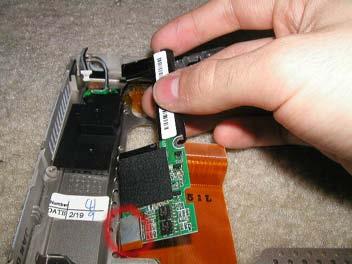 Inverter Board Removal Before proceeding, you must first remove: Battery Keyboard Bottom Case Airport Card (If installed) Logic Board PCMCIA Card Cage