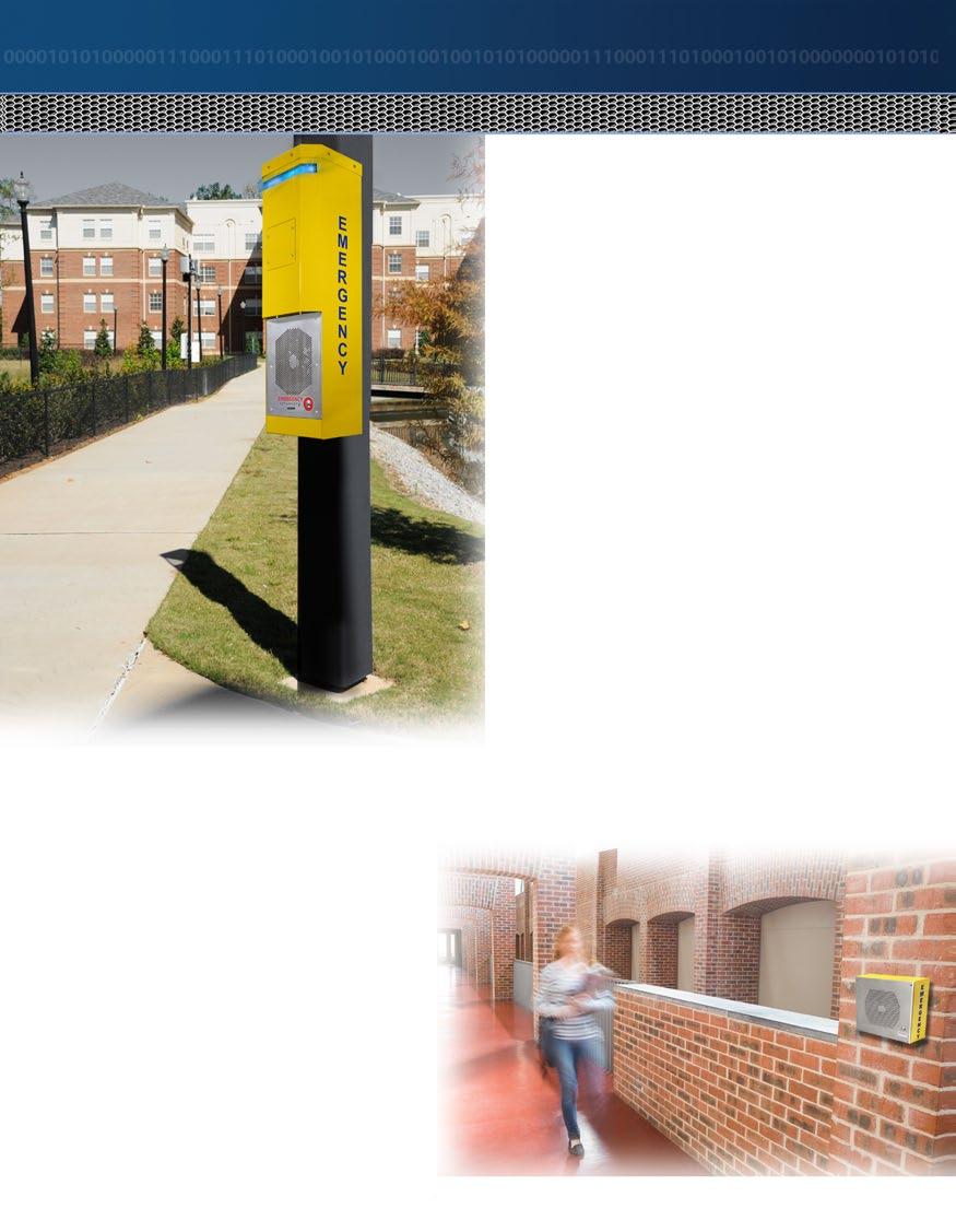 IP Emergency - Call Stations, DoorPlate Speakers, Call Switches B. A. A. 4 Foot Call Station C.