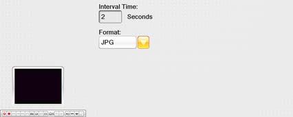 In the Interval Time box, specify the interval between captures.