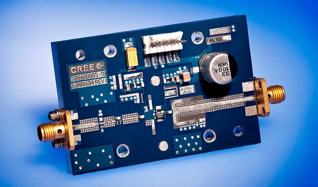 CGH40006S-AMP1 Demonstration Amplifier Circuit Bill of Materials Designator Description Qty R1 RES, AIN, 0505, 470 Ohms ( 5% tolerance) 1 R2 RES, AIN, 0505, 50 Ohms ( 5% tolerance) 1 R3 RES, AIN,