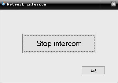 intercom dialog box as follows.