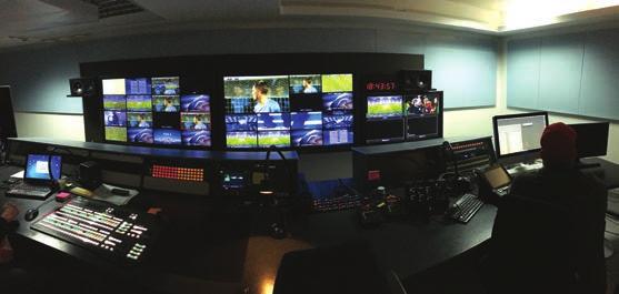 In the control room, Live Assist software integrates seamlessly with existing hardware in the Newsroom Control System.