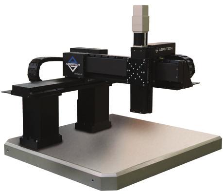 resolutions and micronlevel accuracies and repeatabilities for consistent depositions Quad-head H-style Cartesian dispensing system Optimized geometric performance (pitch, roll, and yaw) enables