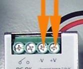 Use a multi-meter to check the continuity between the power supply and the terminal block(s).