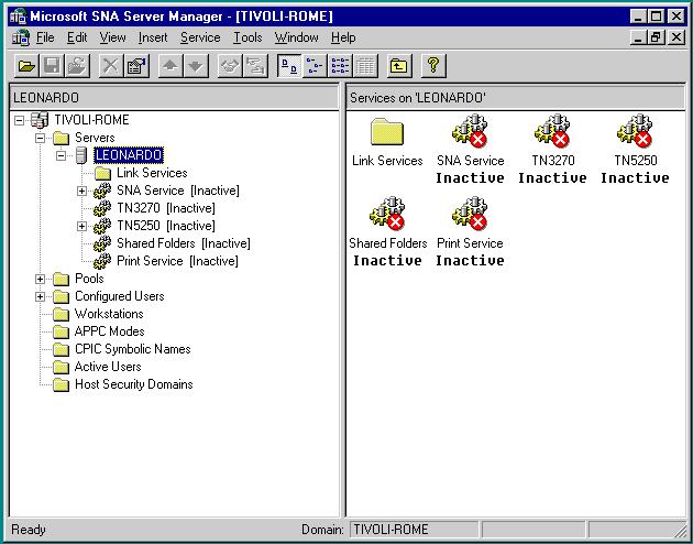 Configuring Microsoft SNA Server Figure 40.