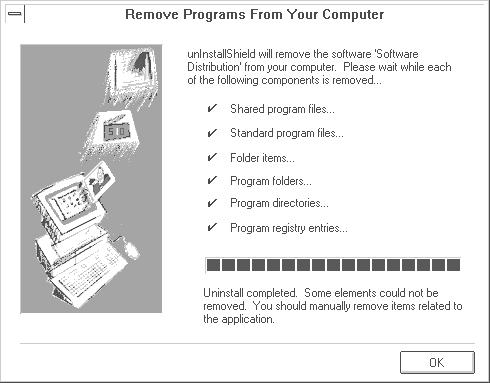 Uninstalling a Windows NT or 2000 Server Figure 30.
