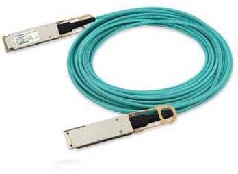 Figure 3: 00 Gbps DAC with two electrical QSFP28 transceivers Figure 4: 00 Gbps AOC with two optical QSFP28 transceivers OPTICAL