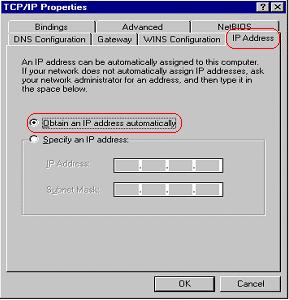 Option1: Get an IP from Router Automatically