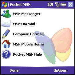 Signing In to Pocket MSN 1. Press Start and select Programs. 2. Select Pocket MSN. 3. Select MSN Mobile Home. 4. Select Sign in. 5.