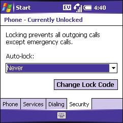 Using Phone Lock You can lock your smart device to prevent unauthorized use of your account.