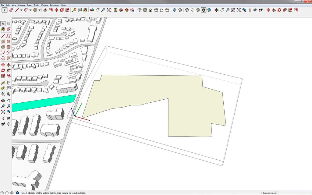 Creating a closed polygon of the Subject Property When you import the property lines they may come in as lines. You will need a closed polygon in order to add a fill colour.