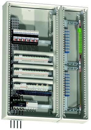 General presentation Examples of switchboard configurations Presentation Incomer Interpact INS160 4P Incoming cables via top PD390446 Distribution