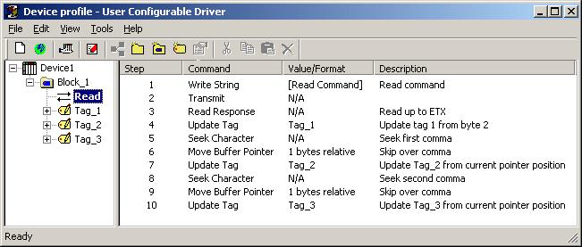 122 Moving the Buffer Pointer Many devices send data packets that contain multiple pieces of variable length data delimited with some characters.