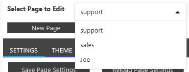 Give your new page a name by typing in the text box. Now select the Create Page button. Click the Cancel button to disregard and go back to the Page Editor.