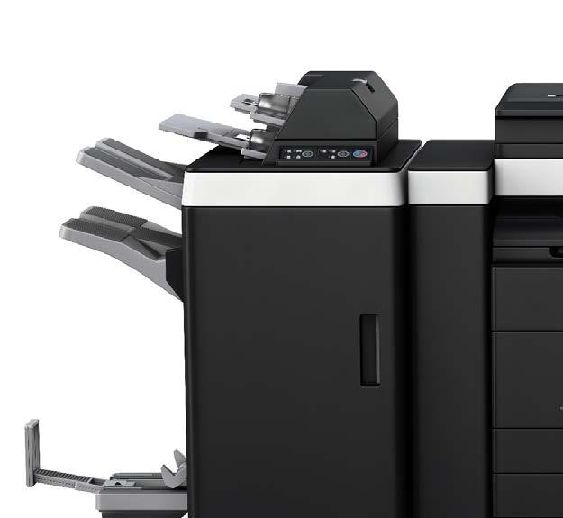 EXCELLENT MEDIA CAPABILITY The d-color MF652 and d-color MF752 have excellent media capabilities with both models supporting up to 256 g/m 2 from any paper tray and via the Automatic Duplex too.