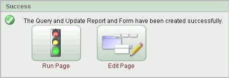 Adding an Employees Report and Form Previewing the Pages c. Entry Name - Enter Create/Edit Employee. d. Click Next. 10. In Tab Options, accept the default, Do not use tabs, and click Next. 11.