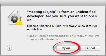 Image 4: Show in finder option Locate the downloaded JNLP file Right click (Control click) the downloaded JNLP file and then