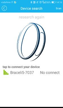 Pairing Keep your phone with BLuetooth and Wifi On for this step. 1. Please log in to the App Zeroner Health Pro, tap on unconnected. 2.