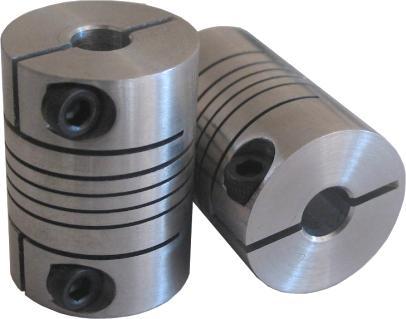 Flexible body Constant velocity tranmission PC SERIES - Plastical Couplings Plastical Body - SET SCREW Plastical Alloy 6 mm and 8mm Flexible