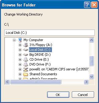 > File > Change Directory > then select the location that you want all of the ANSYS files