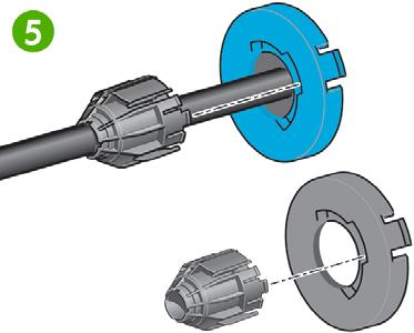 models Spindle on page 373 3 CQ305-60020 Spindle (CSR A) All 24-in models Spindle on page 373 4 Q6675-60044 Right Roll Guide All Roll Guide,
