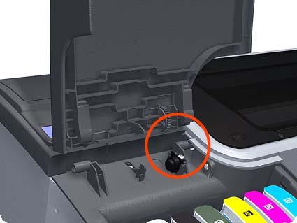 Unclip the left side of the Left Ink Cartridge