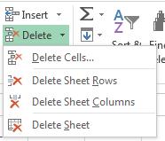 you wish to insert a new row or column.
