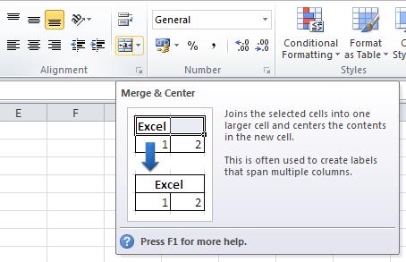 Change text orientation Merge and Center Under the Home tab, click the dialog box