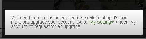 To upgrade the basic user-account and be able