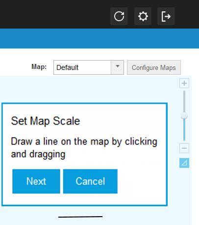 Chapter 3 Monitor Step 3: Click. Then draw a line on the map by clicking and dragging the mouse.