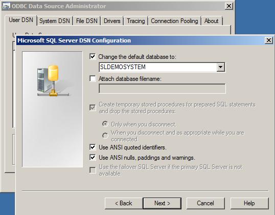 Choose the Connect to SQL Server to obtain option.