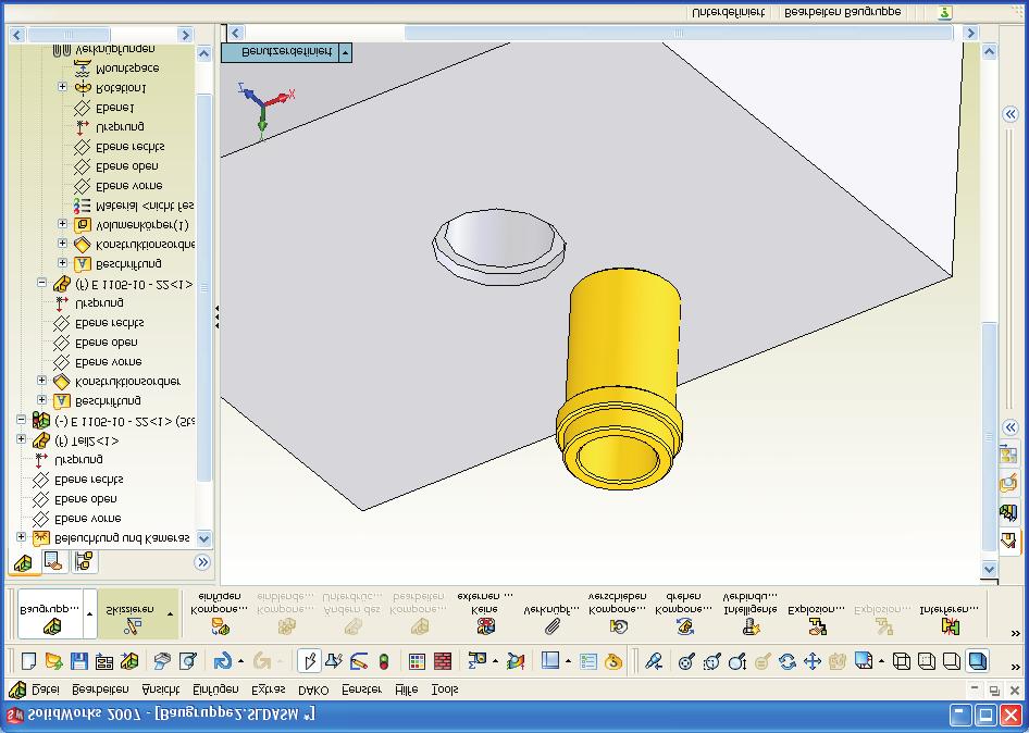successful export Exporting Importing the geometry in the CAD