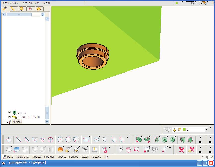 Exporting Importing the geometry in the CAD system Executing the Import