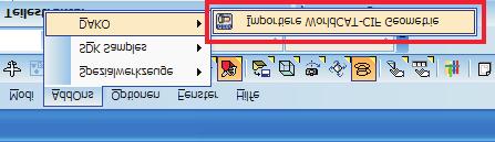 Interface to TurboCAD Setup of and After the installation of and to TurboCAD the following settings are required.