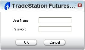 Once this installation completes, you will be presented with the login window for TradeStation Futures 4.
