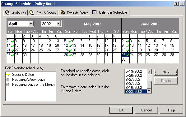 Figure 5: NetBackup s Calendar Based Scheduler can be used to create
