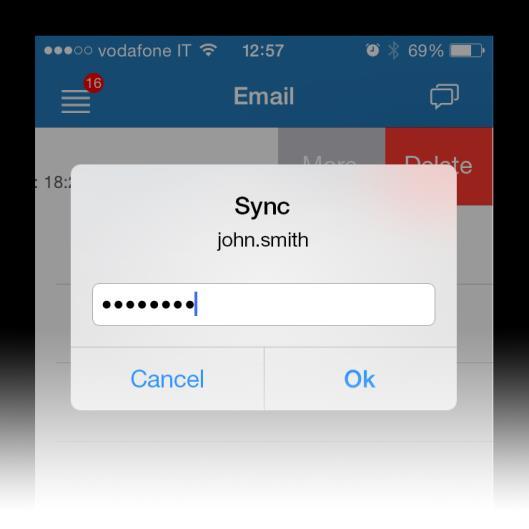 User can sync his own mail account importing all the attachments that will be visualized in bold style and branched per sender.